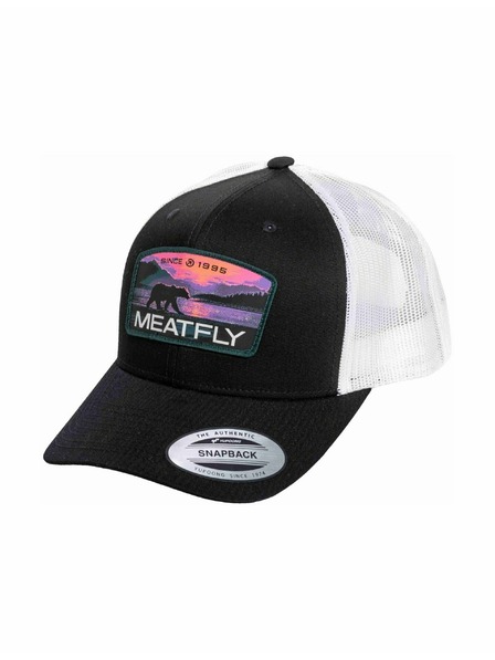 Meatfly Meatfly шапка с равна козирка MF View Trucker Purple Alaska / Black / White | Черна