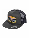 Meatfly Meatfly шапка с равна козирка Thunderbolt Trucker Yellow Alaska / Charcoal | Сива |