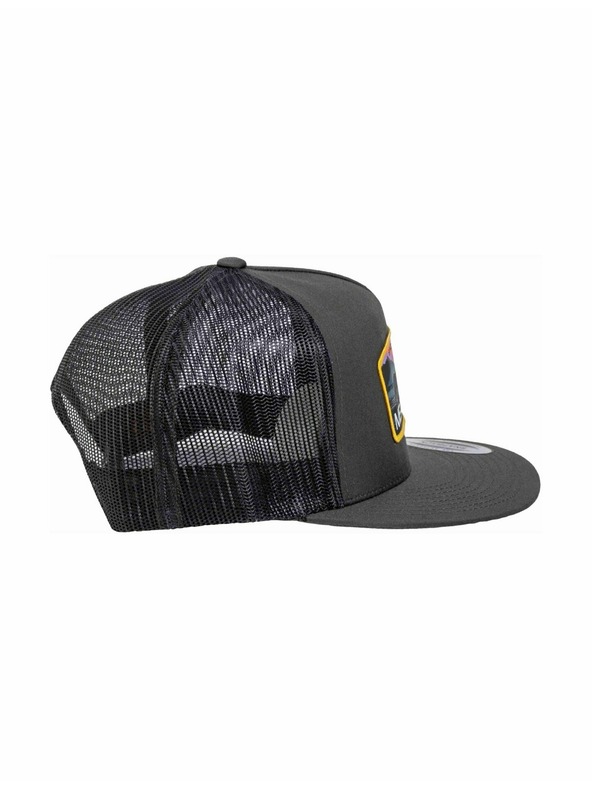 Meatfly Meatfly шапка с равна козирка Thunderbolt Trucker Yellow Alaska / Charcoal | Сива |