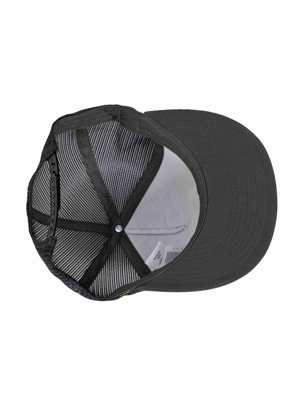 Meatfly Meatfly шапка с равна козирка Thunderbolt Trucker Yellow Alaska / Charcoal | Сива |