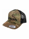 Meatfly Meatfly шапка с равна козирка MF Logo Trucker Black / Multicam | Черна
