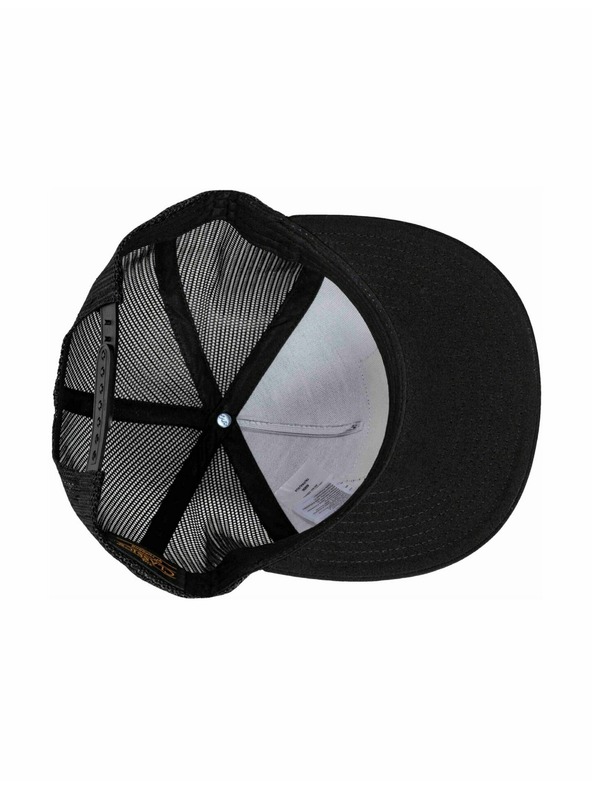 Meatfly Meatfly шапка с равна козирка Thunderbolt Trucker Tiger / Black | Черна