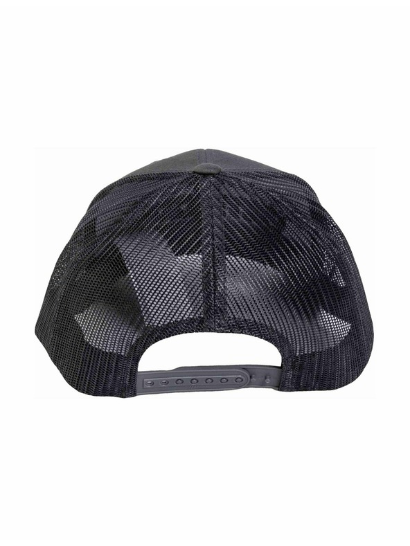 Meatfly Meatfly шапка с равна козирка MF Logo Trucker Black / Grey / Dark Grey | Черна