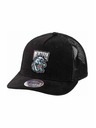 Meatfly Meatfly шапка с равна козирка Hawkye Trucker Black Panther | Черна |