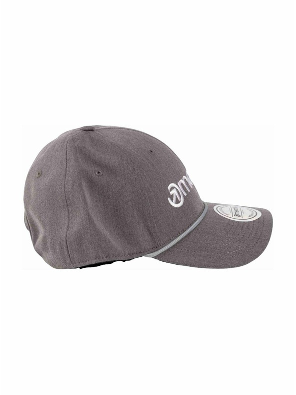 Meatfly Meatfly шапка с равна козирка Gaten Flexfit Grey / White Logo | Сива | Размер