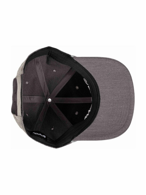 Meatfly Meatfly шапка с равна козирка Gaten Flexfit Grey / White Logo | Сива | Размер