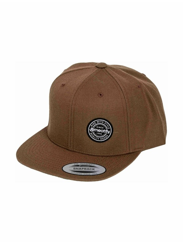 Meatfly Meatfly шапка с равна козирка Hornet Snapback White Round / Tan | Бяла