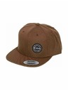 Meatfly Meatfly шапка с равна козирка Hornet Snapback White Round / Tan | Бяла