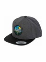 Meatfly Meatfly шапка с козирка Flanker Snapback Beach / Charcoal / Black | Черна