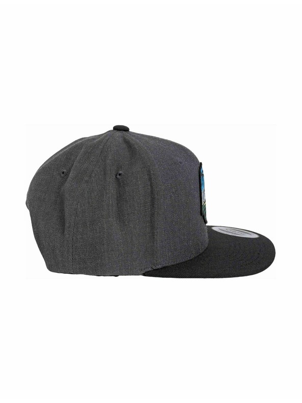 Meatfly Meatfly шапка с козирка Flanker Snapback Beach / Charcoal / Black | Черна