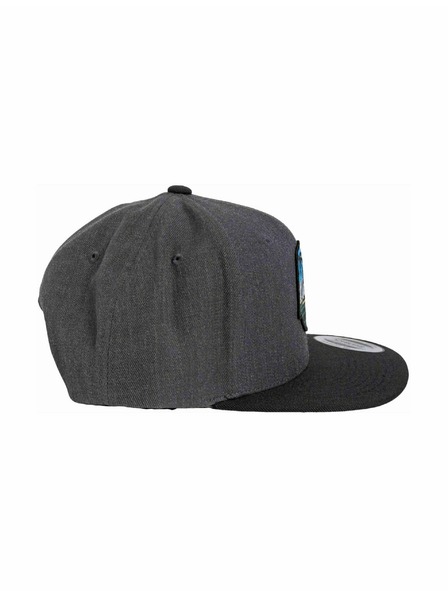 Meatfly Meatfly шапка с козирка Flanker Snapback Beach / Charcoal / Black | Черна