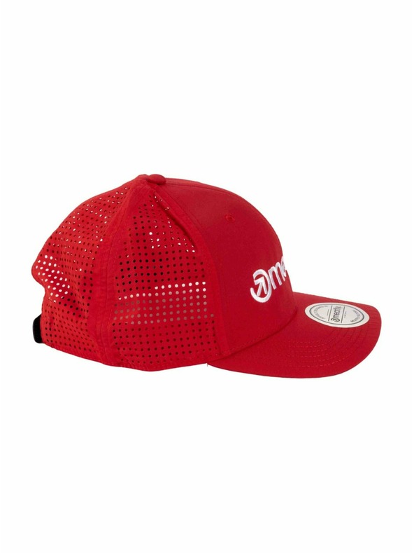 Meatfly Meatfly шапка с козирка Nollie Perfor Cap Red / White Logo | Бяла | Размер
