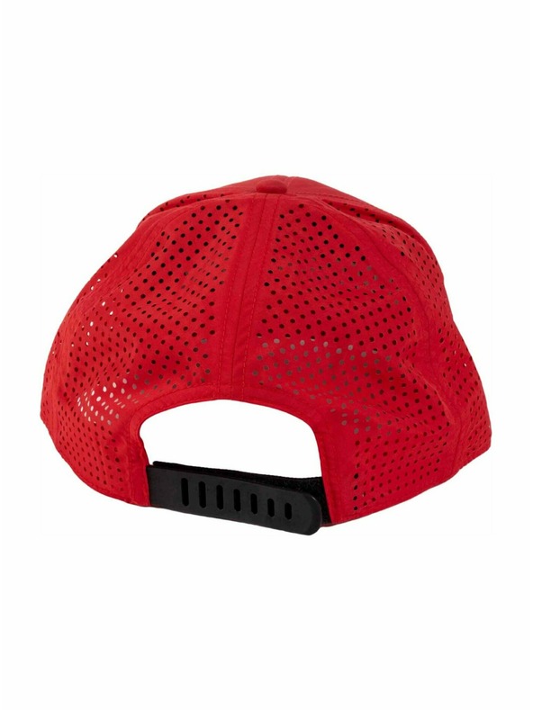 Meatfly Meatfly шапка с козирка Nollie Perfor Cap Red / White Logo | Бяла | Размер