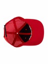 Meatfly Meatfly шапка с козирка Nollie Perfor Cap Red / White Logo | Бяла | Размер