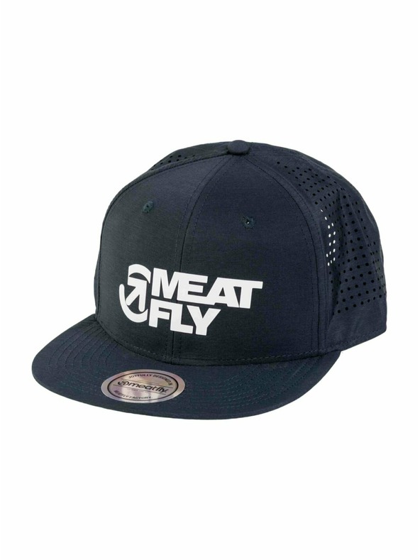 Meatfly Meatfly шапка с козирка Keery Perfor Snapback Petrol / White Revital