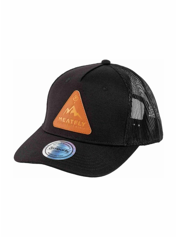 Meatfly Meatfly шапка с козирка Corey Trucker Black Peak | Черна |
