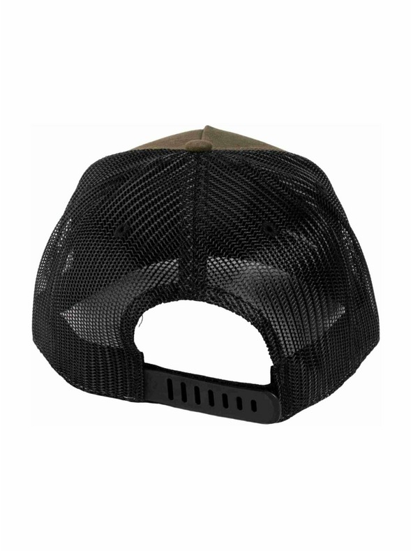 Meatfly Meatfly шапка с козирка Shaun Trucker Army / Camo Logo | Черна | Размер