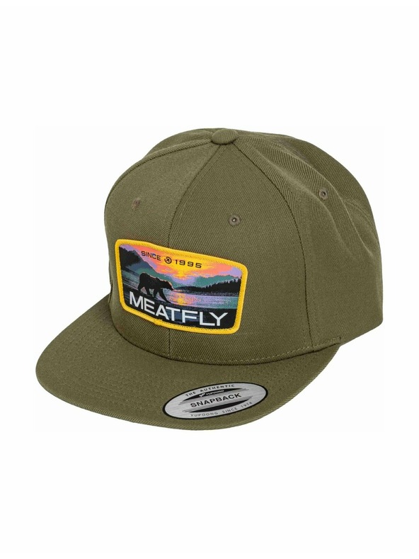 Meatfly Meatfly шапка с козирка Flanker Snapback Yellow Alaska / Buck | Жълта