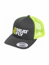Meatfly Meatfly шапка с козирка Setty Trucker Neon Green / White / Charcoal | Сива | Размер