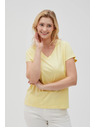 Moodo Дамска тениска Moodo – светложълта