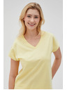 Moodo Дамска тениска Moodo – светложълта
