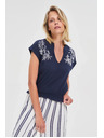 Moodo Дамски топ Moodo – военноморско синьо