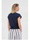 Moodo Дамски топ Moodo – военноморско синьо