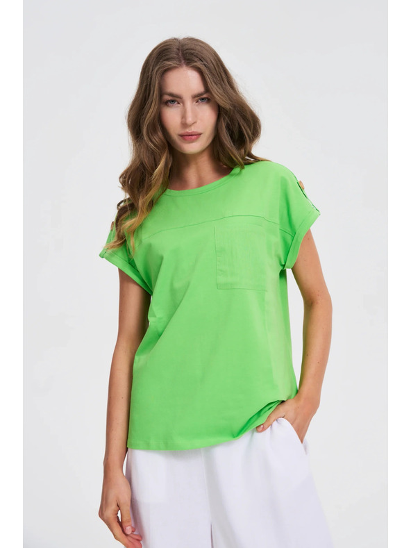 Moodo Дамска тениска Moodo – зелена