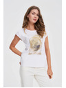Moodo Дамска тениска Moodo – бяла