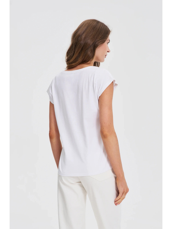 Moodo Дамска тениска Moodo – бяла