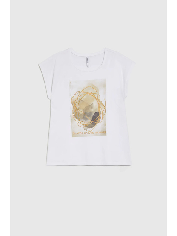 Moodo Дамска тениска Moodo – бяла