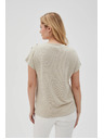 Moodo Дамска тениска Moodo – светлобежово