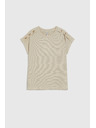 Moodo Дамска тениска Moodo – светлобежово
