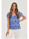 Moodo Дамска тениска Moodo – синя