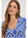 Moodo Дамска тениска Moodo – синя