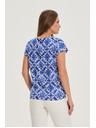 Moodo Дамска тениска Moodo – синя