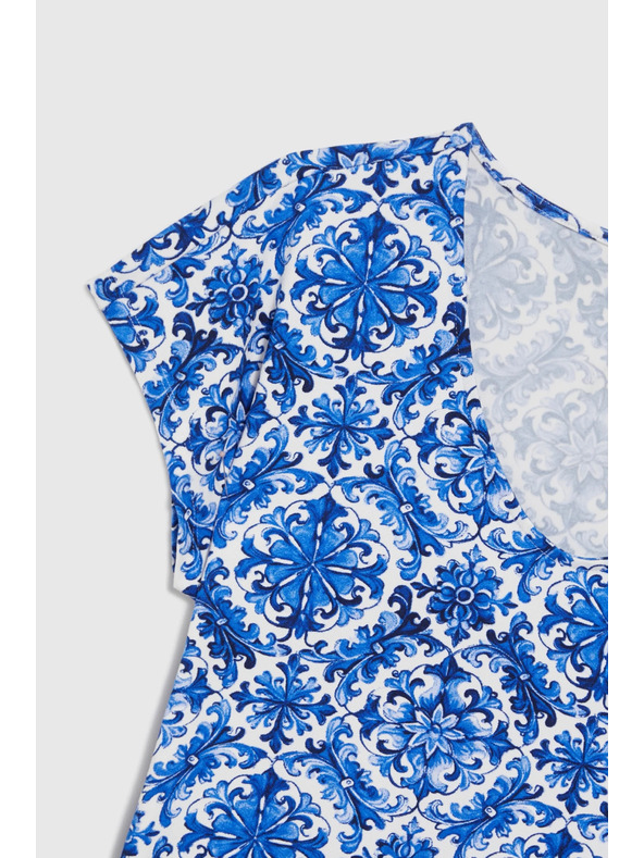 Moodo Дамска тениска Moodo – синя