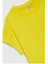 Moodo Дамска памучна тениска Moodo – жълта