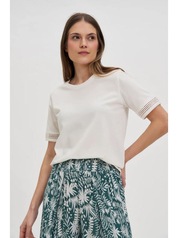 Moodo Дамска тениска Moodo – бяла