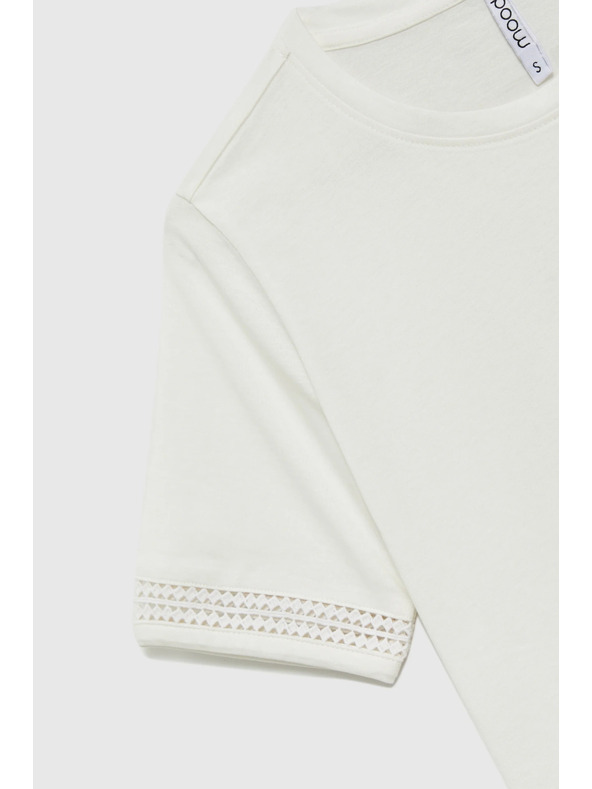 Moodo Дамска тениска Moodo – бяла