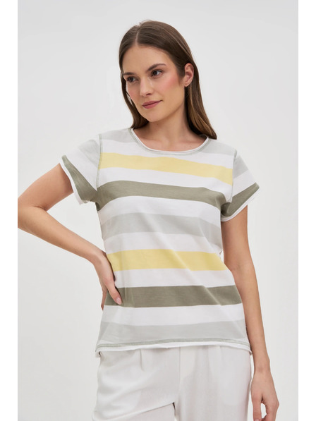 Moodo Дамска тениска на райета Moodo