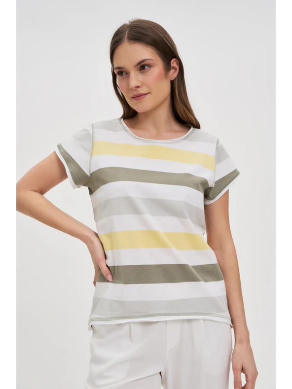 Moodo Дамска тениска на райета Moodo