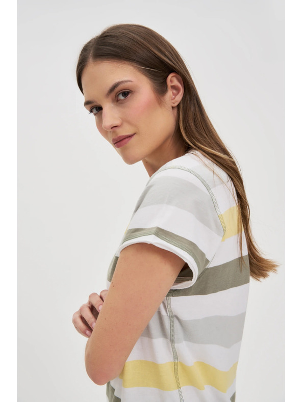 Moodo Дамска тениска на райета Moodo