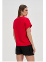 Moodo Дамска памучна тениска Moodo – червена