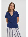 Moodo Дамска синя поло тениска