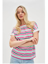 Moodo Дамска тениска на райета Moodo