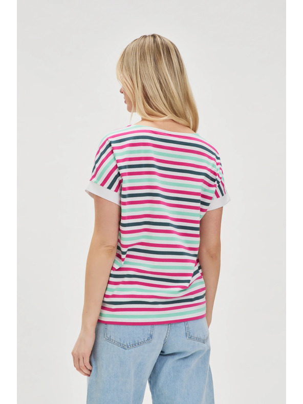 Moodo Дамска тениска на райета Moodo