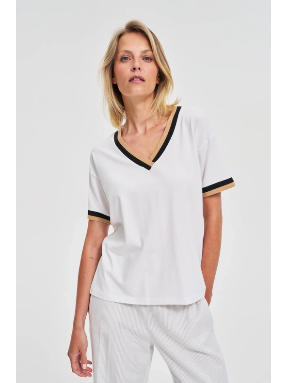 Moodo Дамска тениска Moodo – бяла