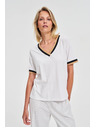 Moodo Дамска тениска Moodo – бяла