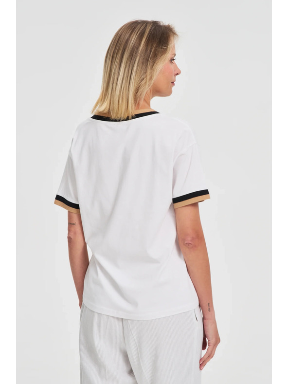 Moodo Дамска тениска Moodo – бяла